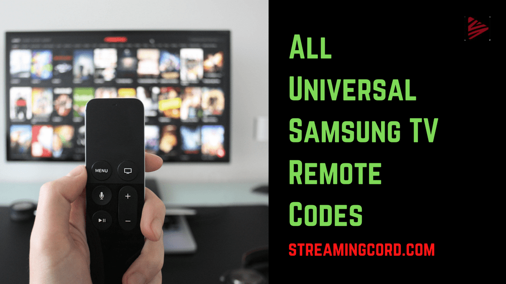 samsung tv remote codes