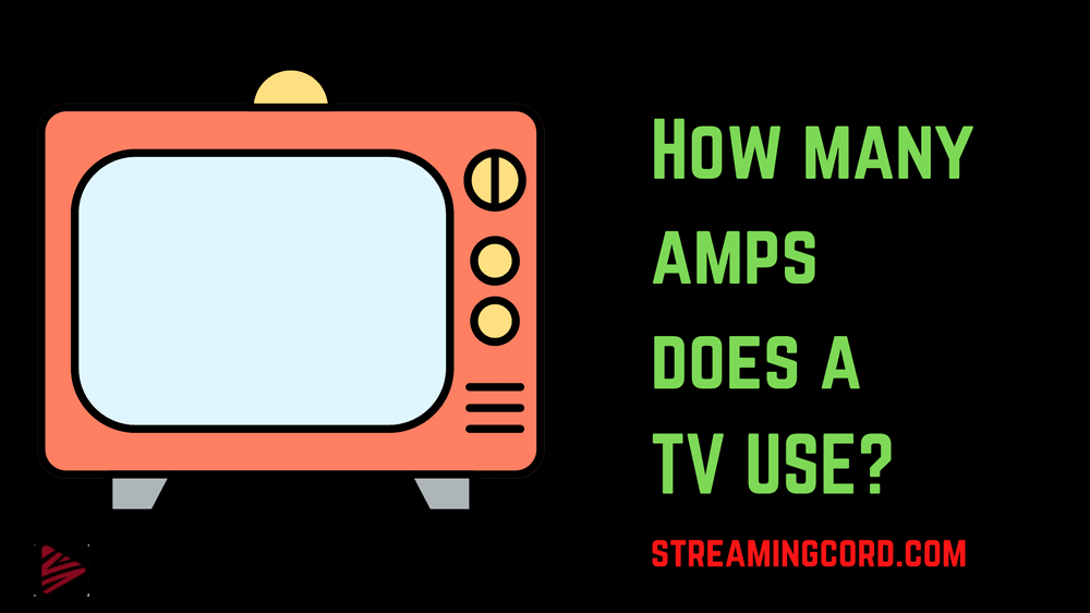 How many amps does a tv use